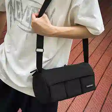 醇龙 休闲百搭出门 尼龙 斜挎单肩包 常规 男女同款情侣款 多色