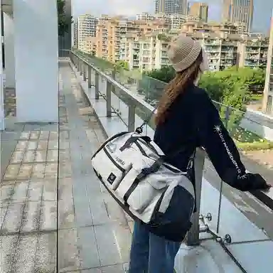 醇龙 大容量  多功能 干湿分离 尼龙 旅行包 男女同款情侣款 多色