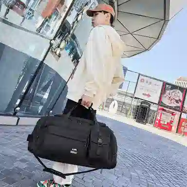 醇龙 大容量运动防水休闲 尼龙 旅行包 常规 男女同款情侣款 黑色/绿色/灰色