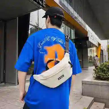 醇龙 时尚休闲轻便 尼龙 胸包 常规 男女同款情侣款 多色