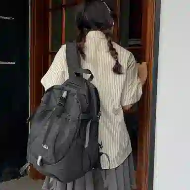 醇龙  轻便机能徒步休闲登山学生运动出游骑行 书包双肩包 尼龙 男女同款情侣款 多色