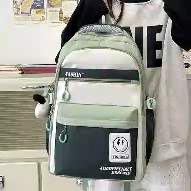 醇龙 男女通用 多色 尼龙 双肩包 大容量拉链开合休闲百搭