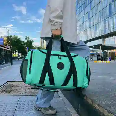 醇龙 大容量多功能干湿分离 牛津布 旅行包 男女同款情侣款 黑/红/灰/白/青绿/粉/黄/紫