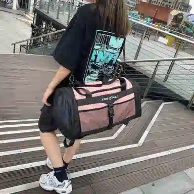 醇龙 多功能大容量干湿分离 尼龙 旅行包 常规 男女同款情侣款 黑色/红色/黄色/粉色/绿色/卡其色