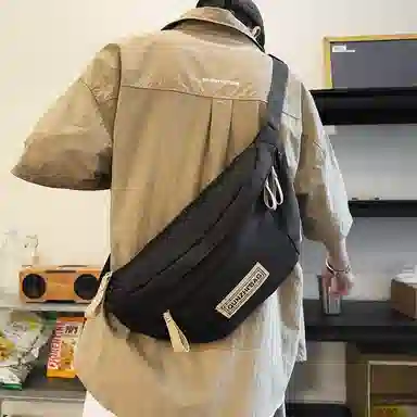 醇龙  大容量休闲运动工装旅游 尼龙 胸包 男女同款情侣款 多色
