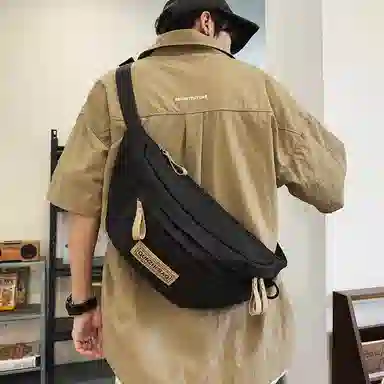 醇龙  大容量休闲运动工装旅游 尼龙 胸包 男女同款情侣款 多色