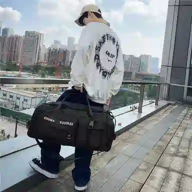 醇龙 大容量  多功能 干湿分离 尼龙 旅行包 男女同款情侣款 多色