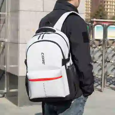 茵初 通勤出差大容量商务防泼水 耐磨面料 双肩包 常规 男女同款情侣款 多色