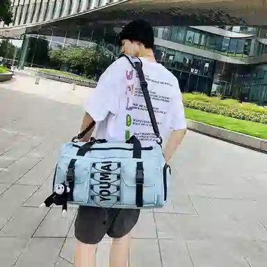 醇龙 大容量  干湿分离  多用途 时尚挂件 尼龙 旅行包 男女同款情侣款 多色