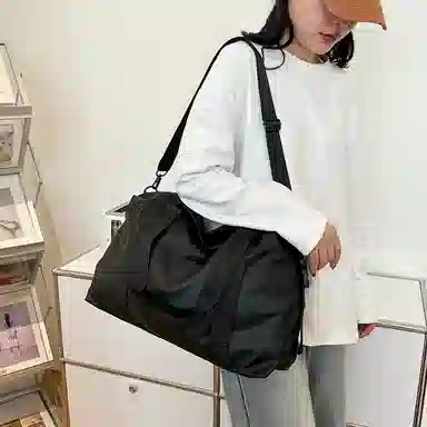 醇龙  男女通用双色旅行包短途轻便行李包袋出差大容量可手提单肩斜挎