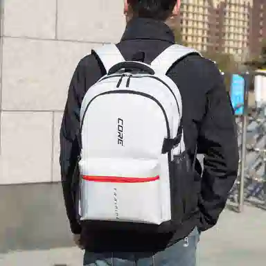 茵初 通勤出差大容量商务防泼水 耐磨面料 双肩包 常规 男女同款情侣款 多色