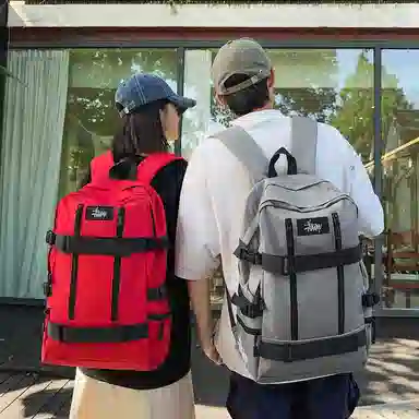 醇龙 日系潮牌电脑旅行大容量学生 牛津布 双肩包 男女同款情侣款 多色