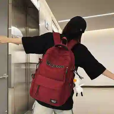 醇龙  学生韩版减负时尚休闲大容量旅行 背包双肩包  尼龙 男女同款情侣款 多色