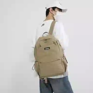 醇龙 简约大容量防水潮牌简约电脑 双肩包 牛津布 男女同款情侣款 多色