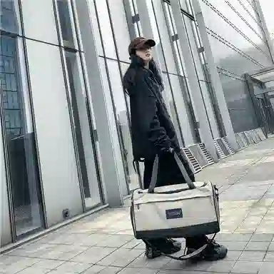 醇龙 大容量干湿分离 尼龙 旅行包 男女同款情侣款 黑/深灰/粉/红/卡其/绿/蓝