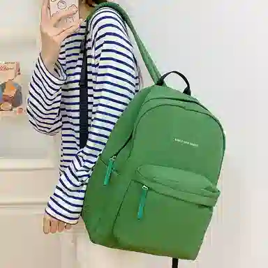 醇龙 简约通勤旅行轻便 尼龙布 双肩包 大号 女款 多色