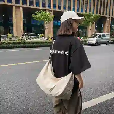 醇龙 日系大容量百搭时尚轻便通勤简约 单肩包 尼龙 男女通用 多色