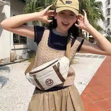 醇龙 日系百搭轻便洋气 尼龙 腰包 常规 男女同款情侣款 多色