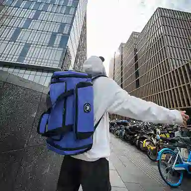 醇龙 多功能大容量干湿分离 牛津布 旅行包 男女同款情侣款 酒红色 青绿色/牛仔蓝色/黑色/灰色/黄色/紫色