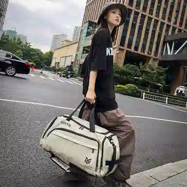 醇龙 干湿分离带独立鞋仓 尼龙 旅行包  男女同款情侣款 多色