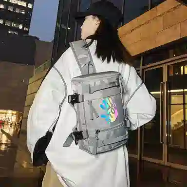 醇龙 男女通用 多色 牛津布 胸包 拉链开合大容量休闲百搭
