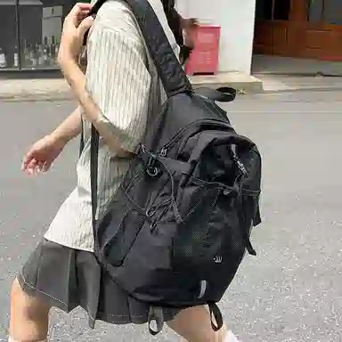 醇龙  轻便机能徒步休闲登山学生运动出游骑行 书包双肩包 尼龙 男女同款情侣款 多色