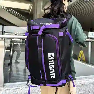 茵初 撞色多功能潮流 牛津布 背包双肩包 男女同款情侣款 多色