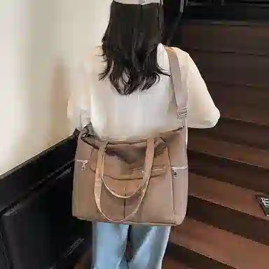 醇龙 高颜值时尚百搭大容量简约通勤 尼龙 托特包单肩包 男女同款情侣款 多色