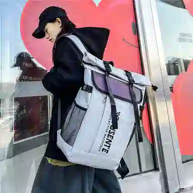 醇龙  男女通用多色牛津布旅行炫彩双肩包大容量电脑背包学生书包