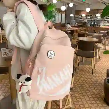 醇龙 高颜值护脊减负旅行轻便大容量学生 双肩包 尼龙 男女通用 多色