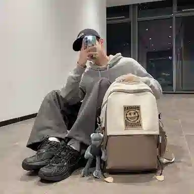 醇龙 通勤轻便减负大容量 尼龙 双肩包 男女同款情侣款 多色