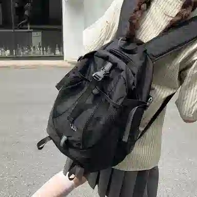 醇龙  轻便机能徒步休闲登山学生运动出游骑行 书包双肩包 尼龙 男女同款情侣款 多色