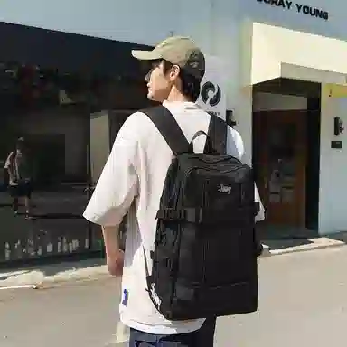 醇龙 日系潮牌电脑旅行大容量学生 牛津布 双肩包 男女同款情侣款 多色