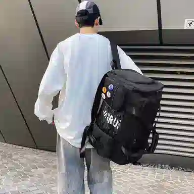 醇龙 多功能休闲时尚拉链开合 尼龙 旅行包 男女同款情侣款 多色