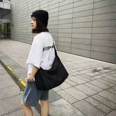 醇龙 日系大容量百搭时尚轻便通勤简约 单肩包 尼龙 男女通用 多色