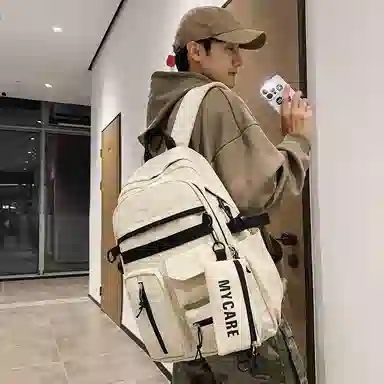 醇龙 大容量高颜值时尚潮流百搭 尼龙 双肩包 常规 男女同款情侣款 多色