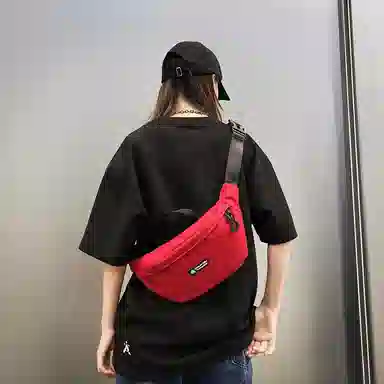 醇龙 时尚休闲轻便 尼龙 胸包 常规 男女同款情侣款 多色