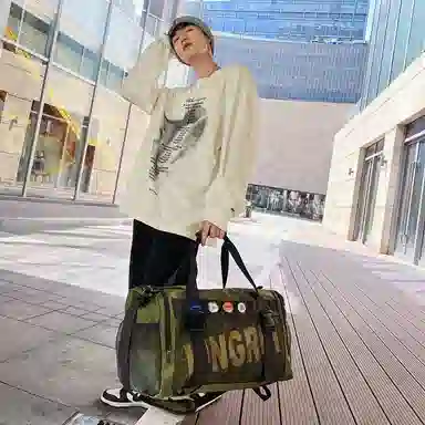 醇龙 大容量 多功能 干湿分离 休闲 尼龙 旅行包 常规 男女同款情侣款 多色