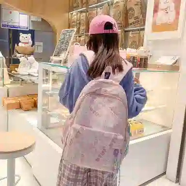 醇龙 韩版潮流涂鸦大容量耐用颜值 尼龙 双肩包 常规 女款 多色