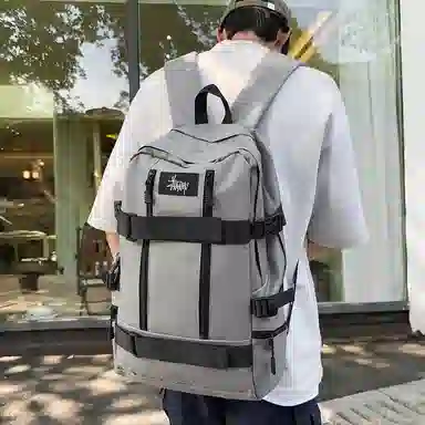 醇龙 日系潮牌电脑旅行大容量学生 牛津布 双肩包 男女同款情侣款 多色