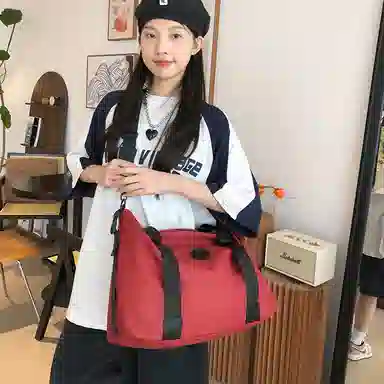 醇龙 轻便出差大容量 尼龙 旅行包 常规 男女同款情侣款 黑/红/粉/灰/蓝