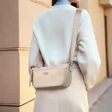 POLO Crossbody Bag Milk Tea Black