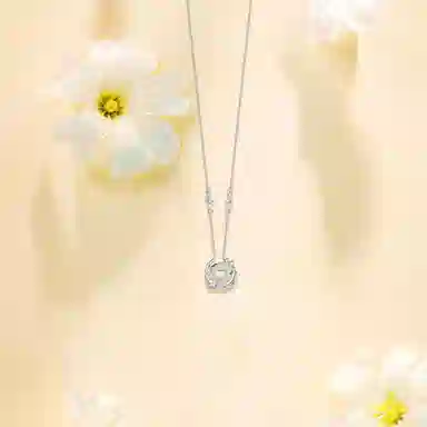 【纯银999】 赛菲尔 羽你相伴 设计小众经典百搭高级感日常精致简约时尚轻奢通勤温柔气质可调节锁骨 足银 项链 女款