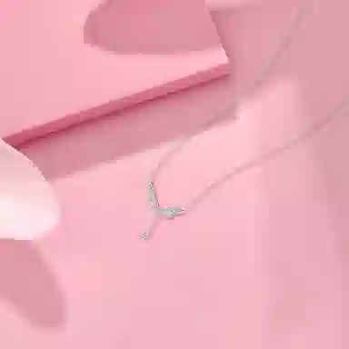 【纯银999 | 穗穗平安】 赛菲尔 小众设计经典百搭学生日常高级感简约精致轻奢平安通勤约会温柔气质可调节锁骨链 足银 项链 女款