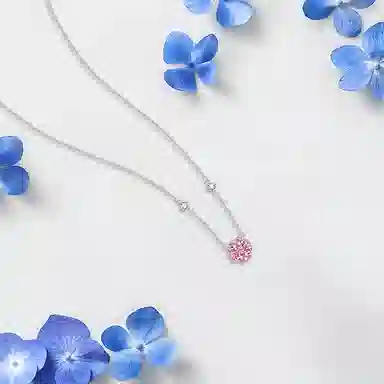 【纯银999】 赛菲尔 四叶草 小众设计经典百搭学生日常高级感简约精致轻奢转运约会通勤温柔气质可调节锁骨链 足银 项链 女款