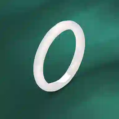 赛菲尔 香槟白月光荔枝冻冰年轻款 新中式国潮经典传承高级感设计 正圈平安镯 新中式国潮古风浅香槟 玉髓 手镯 女款