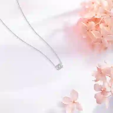 【纯银999】 赛菲尔 小蛮腰 小众设计经典百搭学生日常简约高级感精致轻奢平安约会通勤温柔气质可调节锁骨链 足银 项链 女款
