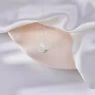 【纯银999】 赛菲尔 星月系列 经典设计百搭小众精致高级感简约轻奢时尚学生日常通勤约会温柔气质可调节锁骨链 足银 项链 女款