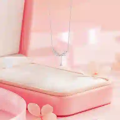 【纯银999 | 穗穗平安】 赛菲尔 小众设计经典百搭学生日常高级感简约精致轻奢平安通勤约会温柔气质可调节锁骨链 足银 项链 女款