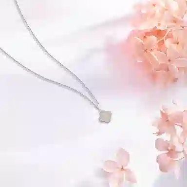 【纯银999】 赛菲尔 四叶草 小众设计经典百搭日常简约高级感精致轻奢极简通勤温柔气质 足银 项链 女款